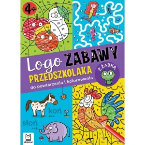 Książka dla dzieci Logo zabawy przedszkolaka. Do powtarzania i kolorowania z żabką