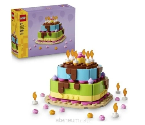 Klocki konstrukcyjne Iconic TORT NA PRZYJĘCIE URODZINOWE Lego (40815)