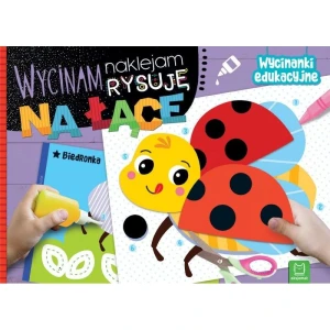 Książka dla dzieci Na łące. Wycinanki edukacyjne Aksjomat