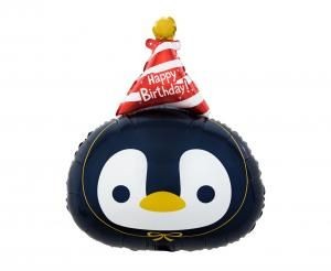 Balon foliowy Urodzinowy Pingwinek 41x50cm Godan (BF-PING)