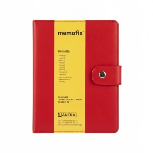 Organizer B6 MEMOFIX B6 czerwony Antra (NABUK)