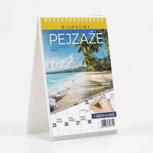 Kalendarz biurkowy PEJZAŻE PIONOWY A5 Press (MIESIĘCZNY)