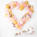 Balon gumowy metalizowany 100 szt Partydeco (SB12M-019)