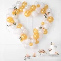 Balon gumowy metalizowany 100 szt Partydeco (SB12M-019)