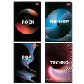 Zeszyt A5 Sound Waves 60k. 70g krata Unipap