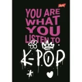 Zeszyt A5 K-POP VIBES 60k. 70g krata Unipap