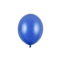 Balon gumowy metalizowany 100 szt niebieski 270mm 12cal Partydeco (SB12M-083C)