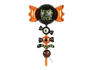 Balon foliowy Trick or treat, 89x129 cm, mix Partydeco (FB428)