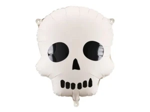 Balon foliowy Czaszka, 36x41 cm, mix Partydeco (FB304)