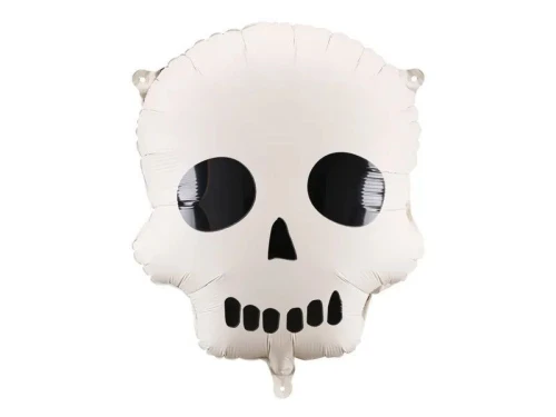 Balon foliowy Czaszka, 36x41 cm, mix Partydeco (FB304)