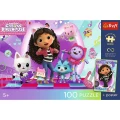 Puzzle Gabby PREMIUM PLUS KIDS Kolorowy koci świat 100 el. Trefl (16551)