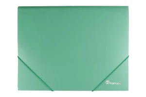 Teczka PP Titanum z gumką A4 niebieska mat (TGM4BL)