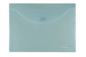 Teczka kopertowa PP Titanum A4 czerwona transparentna prążki (TK4TRE)