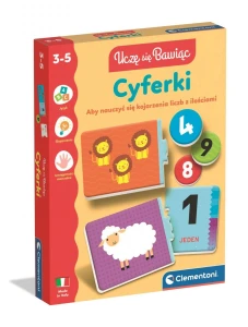 Gra edukacyjna UCZĘ SIĘ BAWIĄC CYFERKI Clementoni (50420)