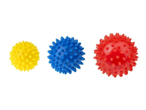 Piłeczka Fizjo Spiky Massage Piłki rehabilitacyjne 3 szt. Tullo (880)