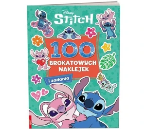 Książka dla dzieci Stitch. 100 Brokatowych Naklejek Ameet (NB 9113)