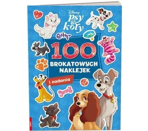 Książka dla dzieci Disney. Psy & koty. 100 Brokatowych Naklejek Ameet (NB 9114)
