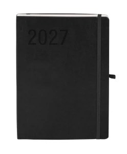 Kalendarz książkowy (terminarz) 2027 IMPRESJA tygodniowy czarny B5 Antra