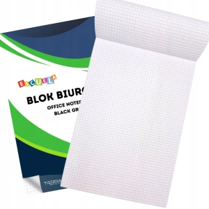 Blok biurowy w kratę A4 100k Escuela