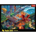 Puzzle Miasto Pixel 1000 el. Trefl (10986)