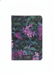 Kalendarz książkowy (terminarz) MAT+UV LILAC A6 Interdruk (192)