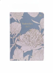 Kalendarz książkowy (terminarz) METALIC PEONY A5 Interdruk (192)