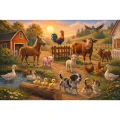 Puzzle Przyjaciele ze wsi 100 el. Trefl (16609)