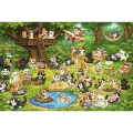 Puzzle Rodzina Treflików Koci świat 100 el. Trefl (16587)