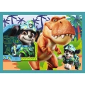 Puzzle Paw Patrol 4w1 Historie z wyspy dinozaurów 4w1 el. Trefl (34687)