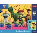 Puzzle Toy Story PREMIUM PLUS KIDS Latarnia o zachodzie słońca 24 el. Trefl (14394)