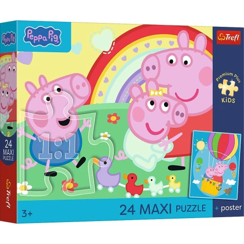 Puzzle Peppa Pig Świnkowe dni 24 el. Trefl (14387)