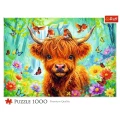 Puzzle Szkocka krowa 1000 el. Trefl (10998)