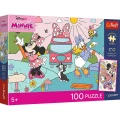 Puzzle Myszka Minnie Premium Plus Różowa przygoda 100 el. Trefl (16548)