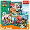 Puzzle Paw Patrol 3w1 3w1 el. Trefl (34903)