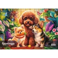 Puzzle Psy w oranżerii 600 el. Trefl (12205)