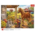 Puzzle Koń na farmie 1000 el. Trefl (10991)