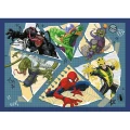 Puzzle Spiderman Sieć zabawy 4x88 el. Trefl (34705)