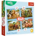 Puzzle Rodzina Treflików Rodzinny spacer Trefl (34692)