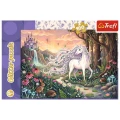 Puzzle Stitch Tęczowy blask jednorożca 100 el. Trefl (16612)