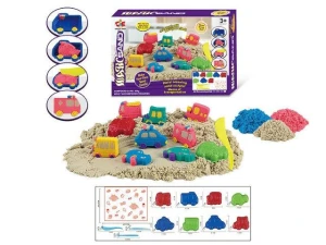 Piasek kinetyczny POJAZDY 500G Bigtoys (BPLA6288)