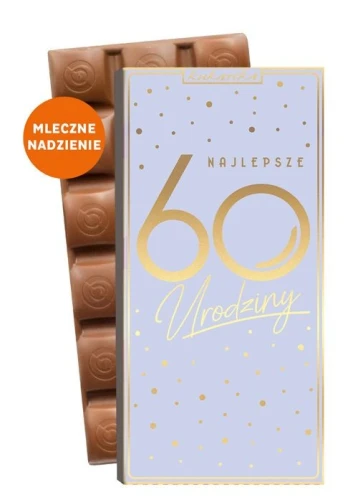Słodycze 60-stka Czekolada mix Kukartka (542)
