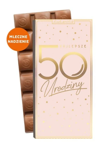 Słodycze 50-stka Czekolada mix Kukartka (540)