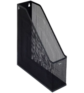 Pojemnik na dokumenty pionowy A4 czarny metal Grand (GR-053)