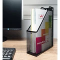 Pojemnik na dokumenty pionowy A4 czarny metal Grand (GR-053)