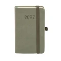 Kalendarz książkowy (terminarz) 2027 MEMOFIX tygodniowy, oliwkowy A6 150mm x 87mm Antra (Kal001473)