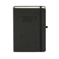 Kalendarz książkowy (terminarz) 2027 MEMOFIX dzienny, czarny A5 203mm x 142mm Antra (Kal1451)