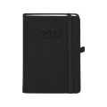 Kalendarz książkowy (terminarz) 2027 MEMOFIX dzienny B6 Antra (czarny)