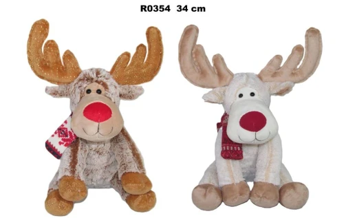 Pluszak RENIFER 2 ASST MIX 34 CM [mm:] 340 34cm Sun-Day (173942)