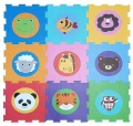 Mata dla malucha piankowa zwierzęta, 33x33cm Smily Play (SP84004)