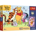 Puzzle Kubuś Puchatek PREMIUM PLUS KIDS Uśmiech i miód 60 el. Trefl (17437)